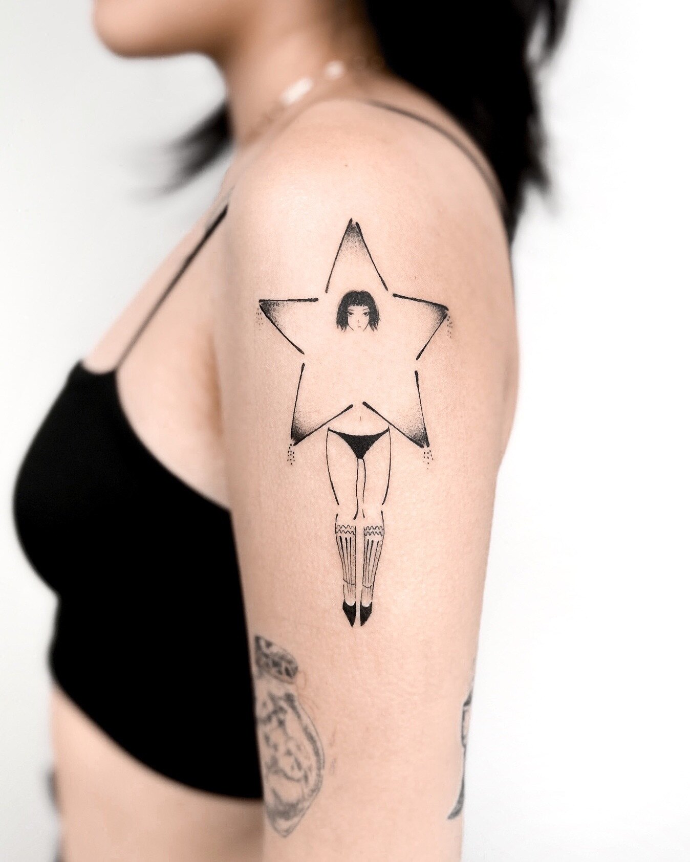 Star Lady, tattoo by Michaela