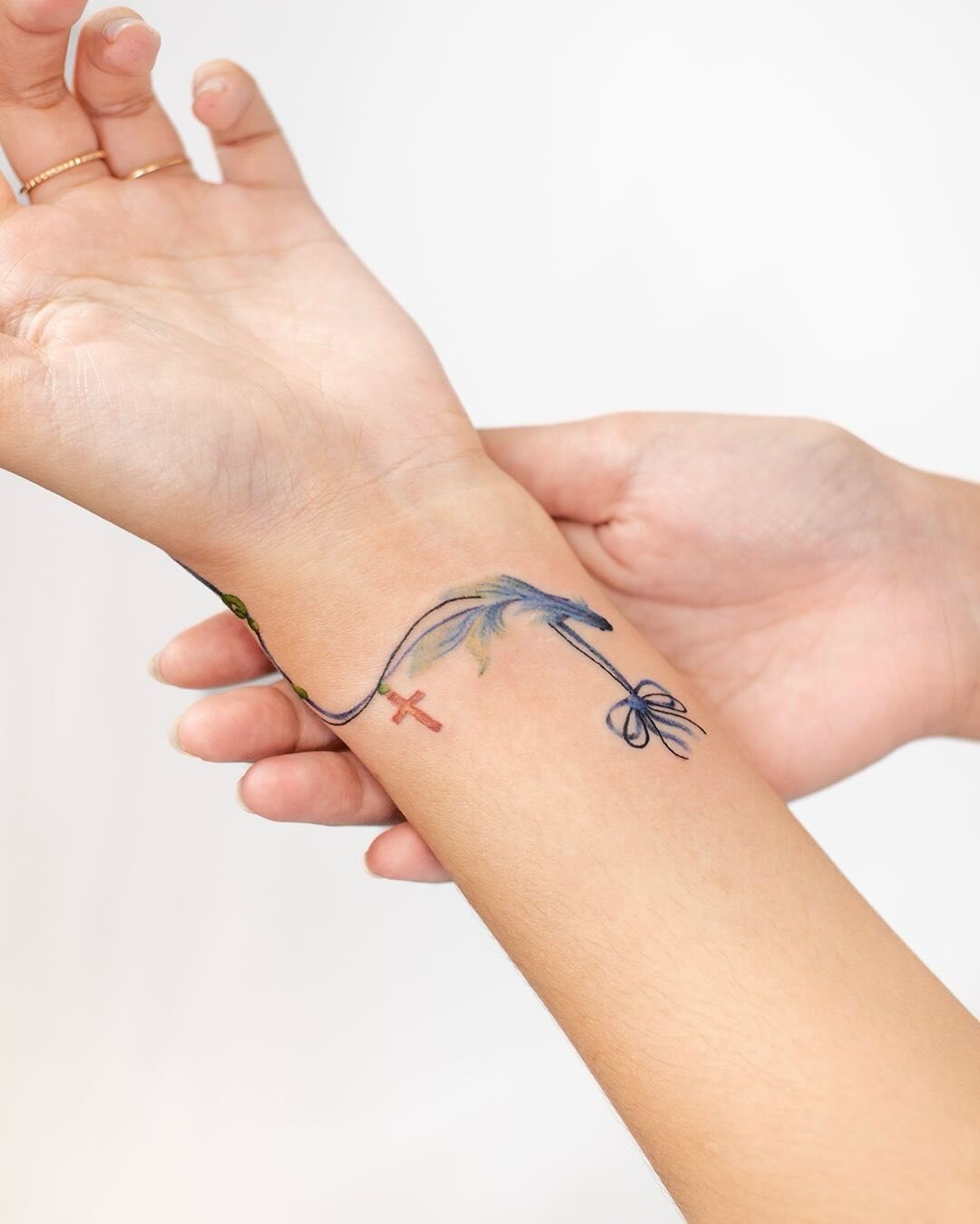 Blue Koi, tattoo by Solana