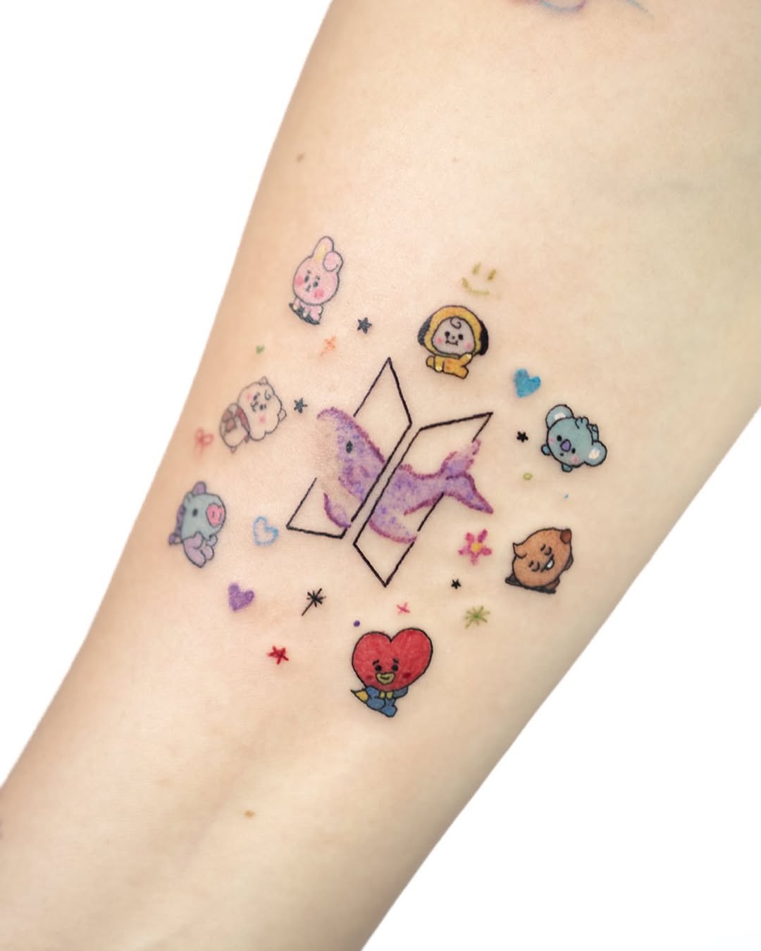 BT21 Constellation, tattoo by Solana